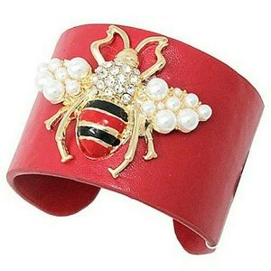 Red Bumblebee arm bracelet